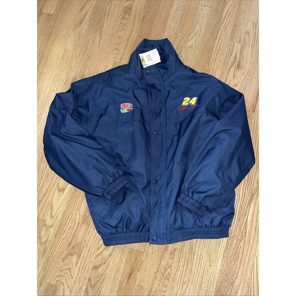 NWT Vintage Chase Authentics Jeff Gordon DuPont‎ Nascar Jacket Size L